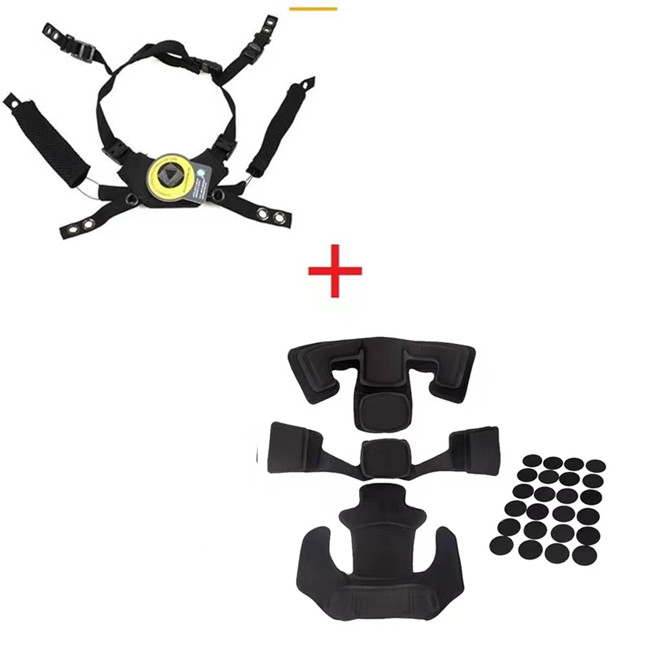 Tactical WENDY Helmet Suspension System With Internal Memory Foam Pad Protective Mat