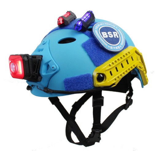 Outdoor Sport Fast Helmet Blue Adjustable PJ Search Rescue CS Climbing Riding Helmet