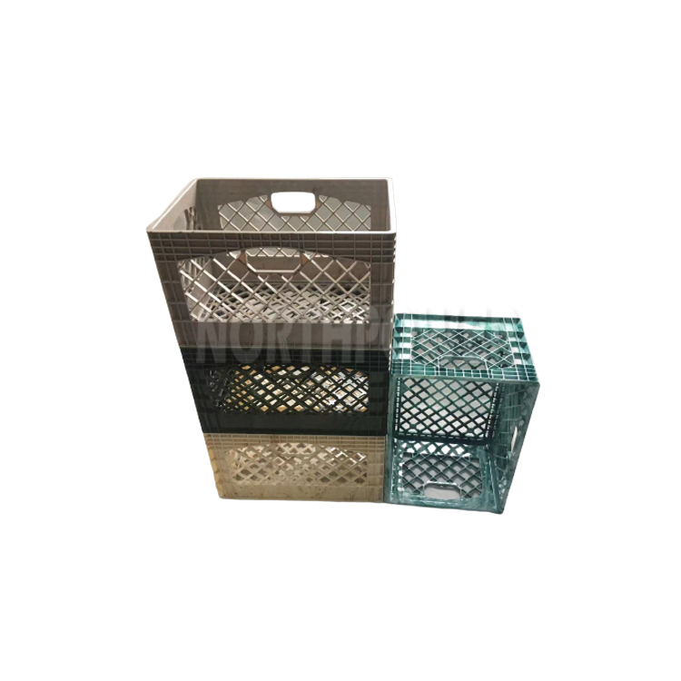 Rectangular Stackable 24 Quart Camo Milk Crate 