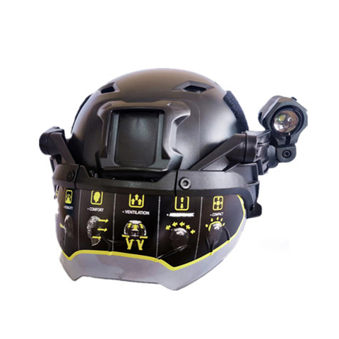 Adjustable Paintball FAST Windproof Anti Fog Tactical Helmet Flip Goggles