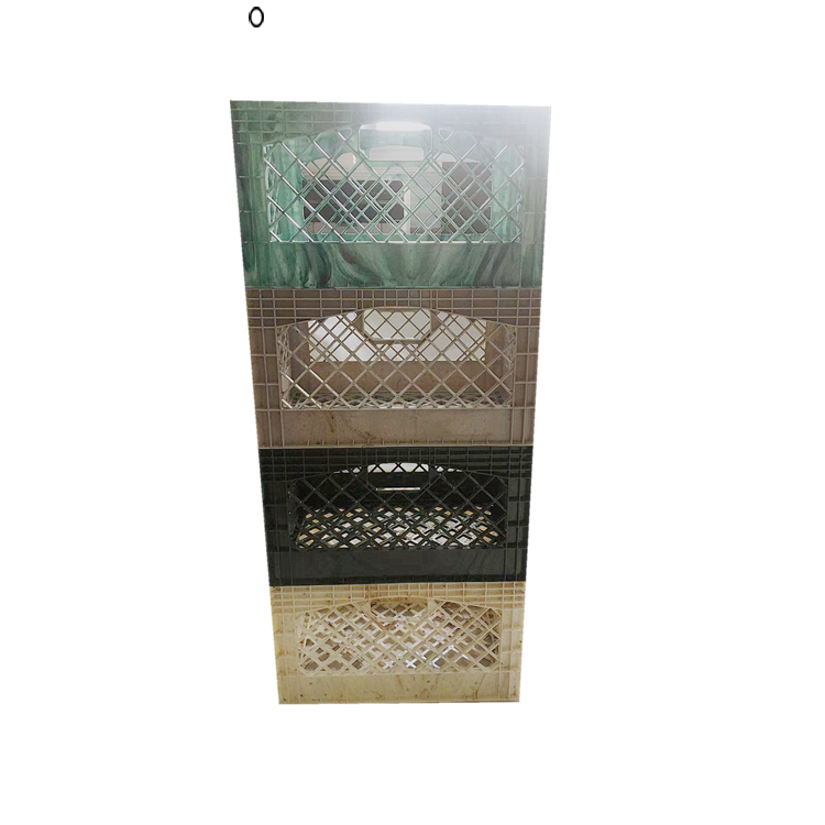 Rectangular Stackable 24 Quart Camo Milk Crate 