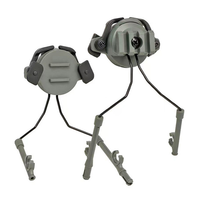 MICH FAST ACH Helmet Adapter Headset Holder Hunting Earmuffs Earphone Bracket