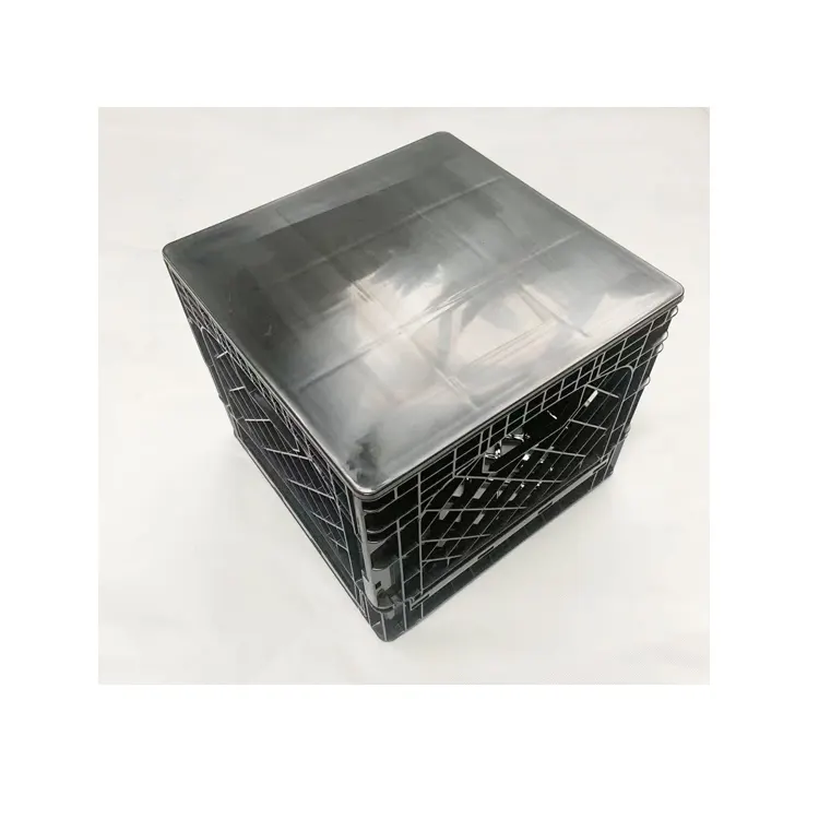 Plastic Lid for Square 16quart Folding Dairy Milk Crate