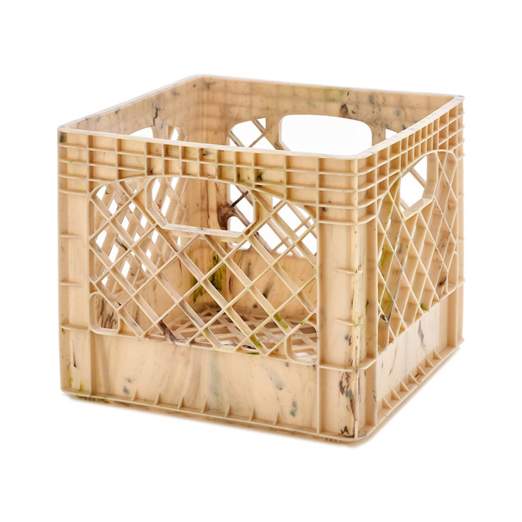 Plastic Square Camo Milk Crate