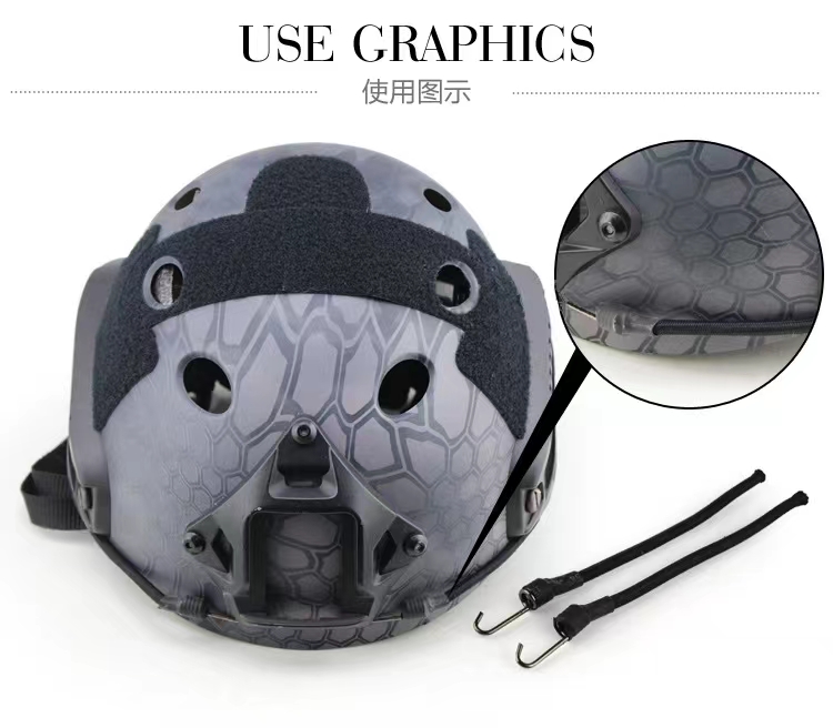 FAST ACH MICH Tactical OPS FAST Helmet Rope