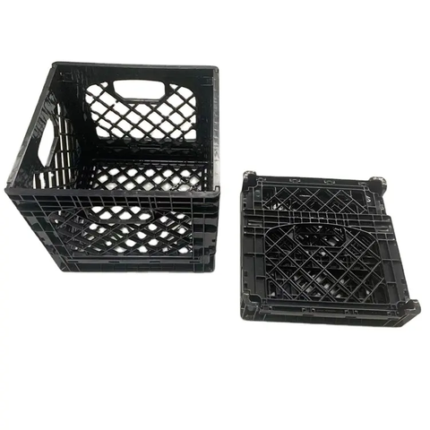 New Square 16quart Folding Dairy Milk Crate